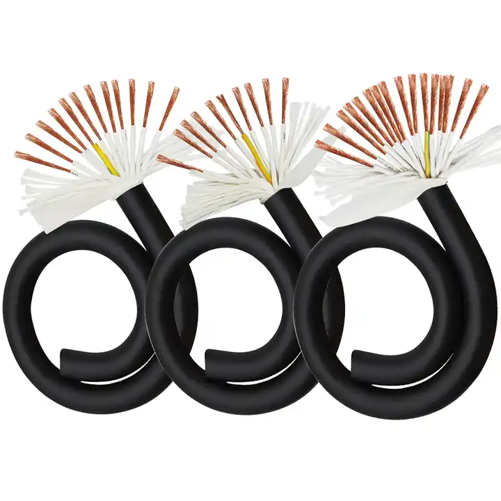 TRVV High Flexible PVC Insulated Sheathed 6 mm Electric Wire Stranded Electric Copper Cable Price Fo