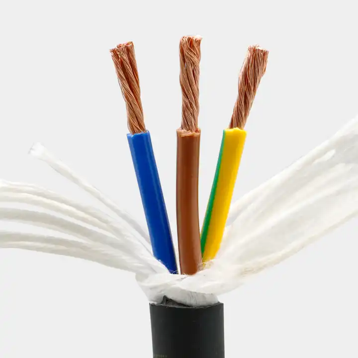 TRVV High Flexible 2 3 4 Cores 3X2.5 Electric Cable PVC Insulated Sheathed Stranded Copper Wire And 