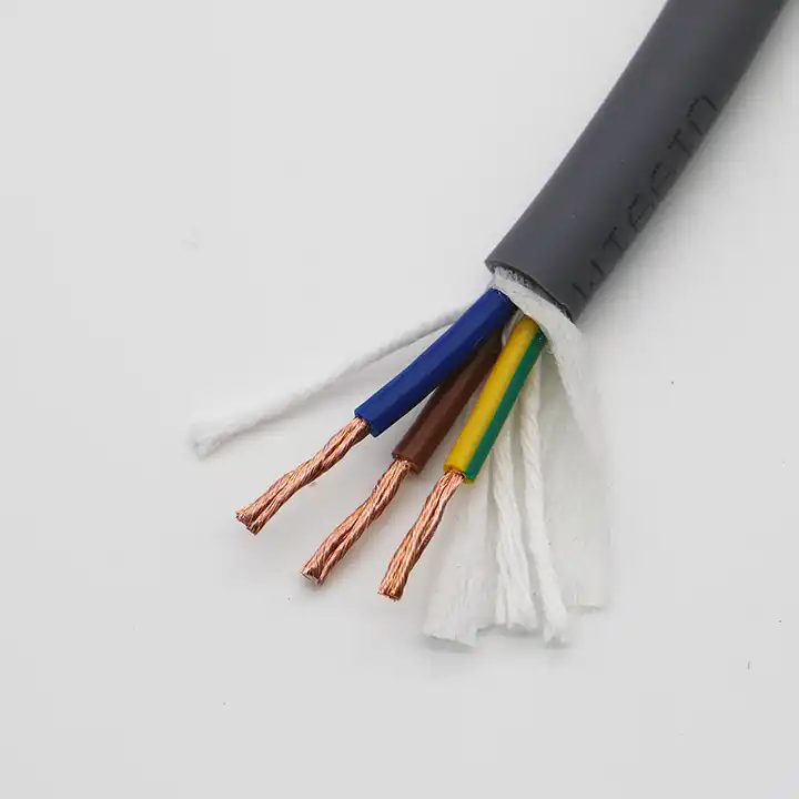 Pvc Insulation Copper Conductor Electric Cable 2.5Mm2 5X0.75Mm 6X0.75Mm Sqm Electrical Wire Wiring F