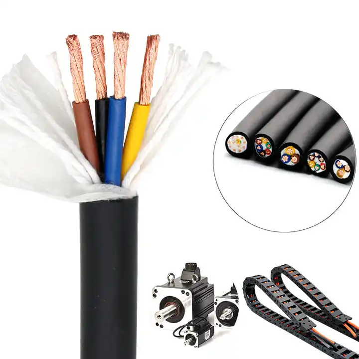 TRVV 5 to 8 core 1.5mm 2.5mm Flexiblec Pvc Insulated Cable Copper Conductor Electric Wire For Auto M